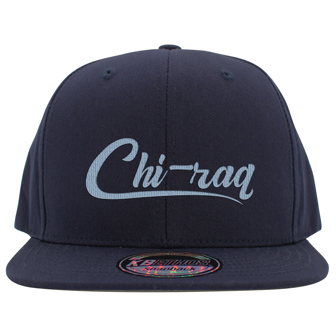 Midnight Navy 5s Snapback Hat | Chiraq, Navy