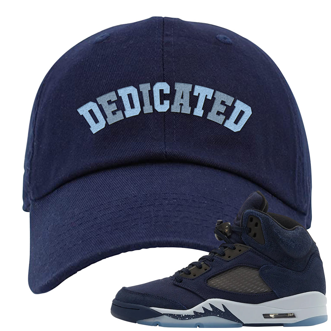 Midnight Navy 5s Dad Hat | Dedicated, Navy