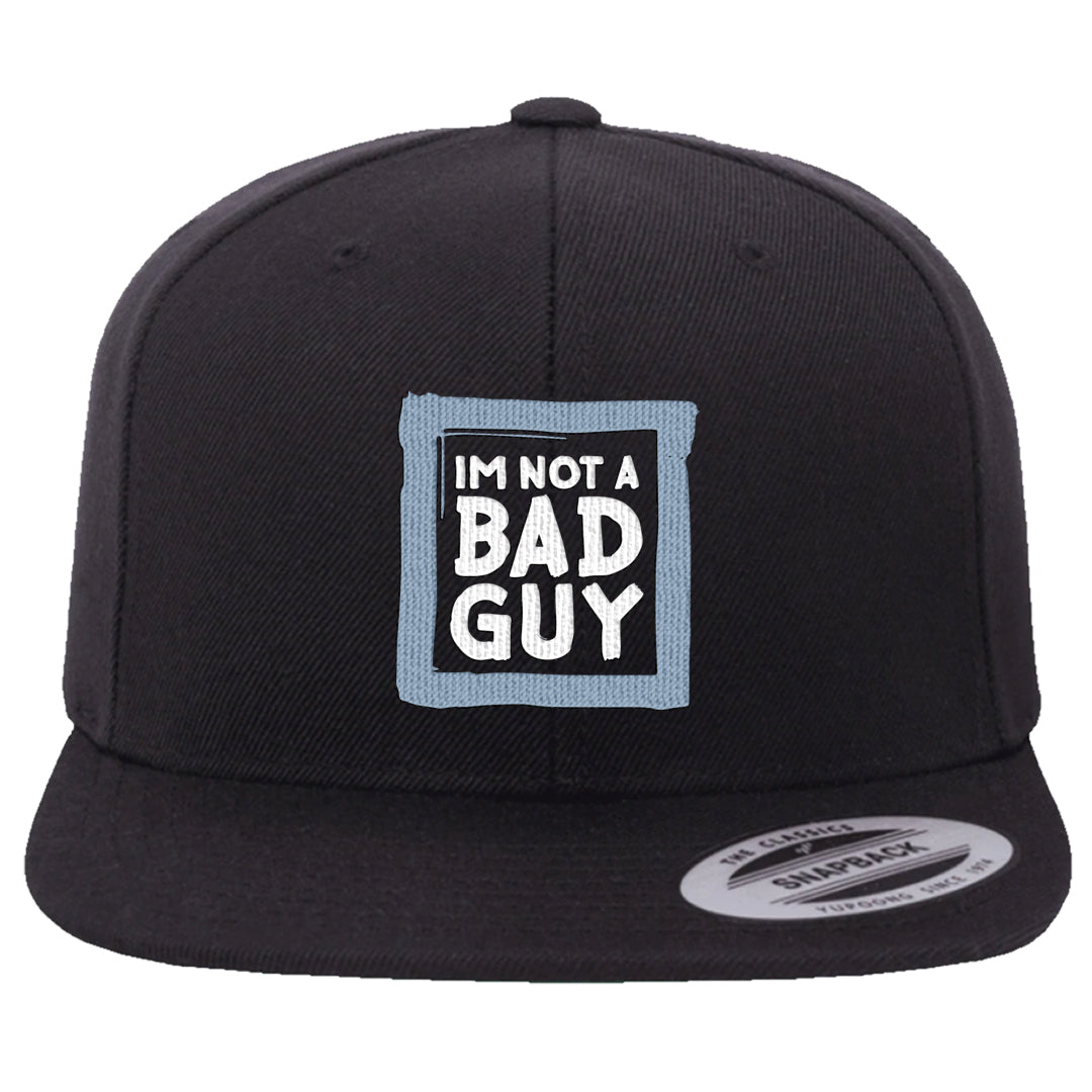 Midnight Navy 5s Snapback Hat | I'm Not A Bad Guy, Black