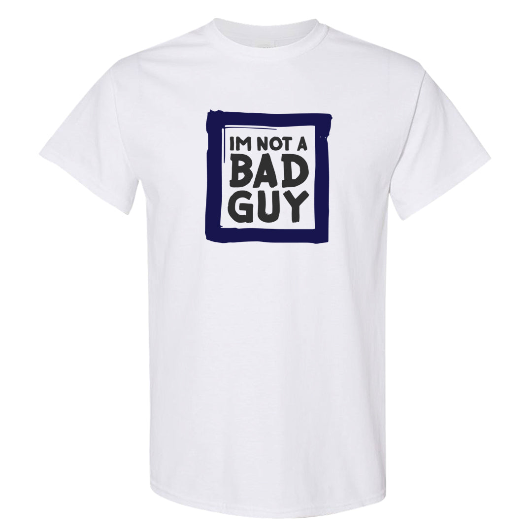 Midnight Navy 5s T Shirt | I'm Not A Bad Guy, White