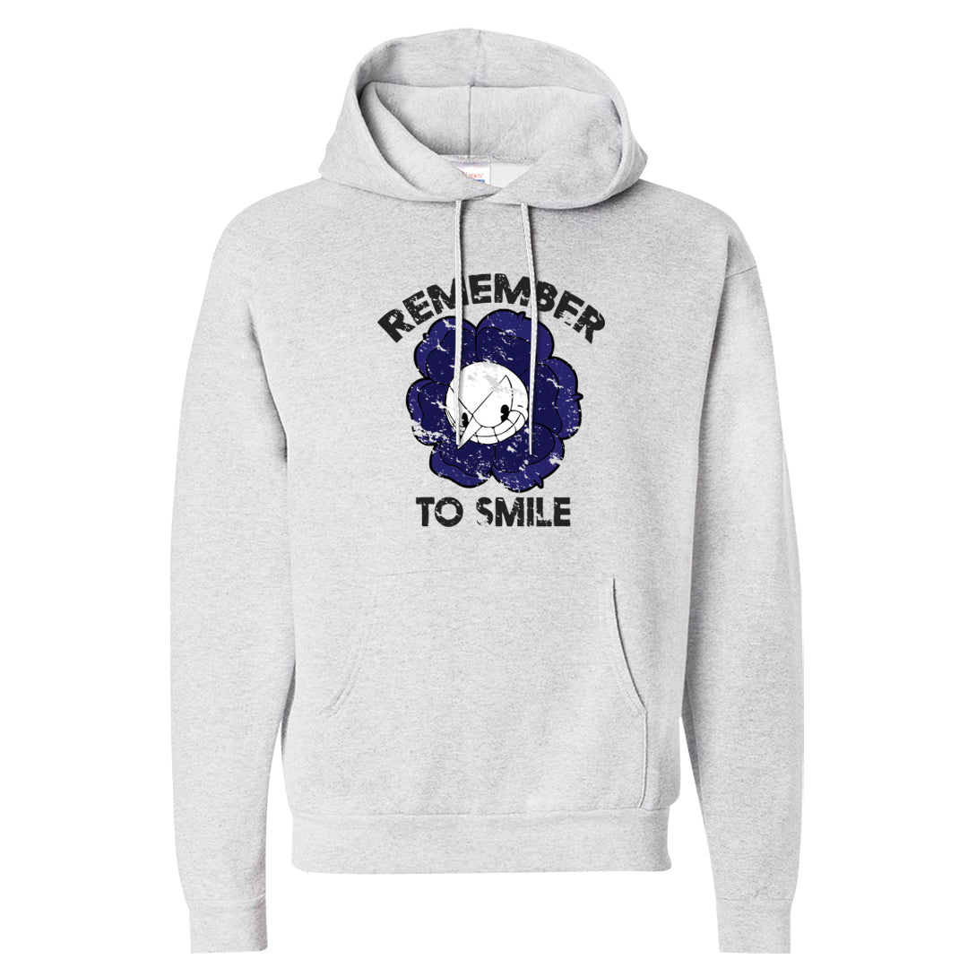 Midnight Navy 5s Hoodie | Remember To Smile, Ash
