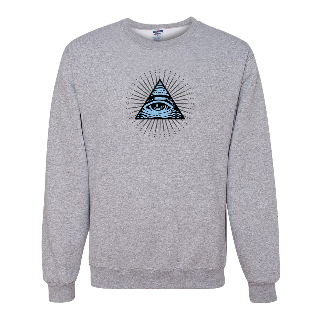 SE Craft 5s Crewneck Sweatshirt | All Seeing Eye, Ash