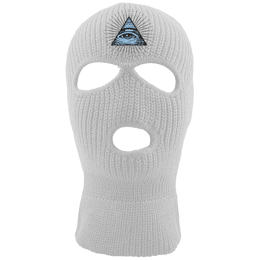 SE Craft 5s Ski Mask | All Seeing Eye, White