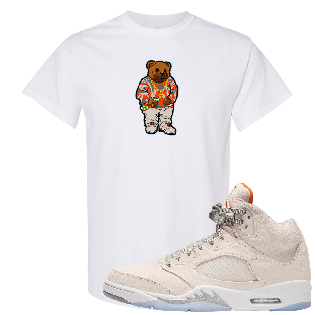 SE Craft 5s T Shirt | Sweater Bear, White