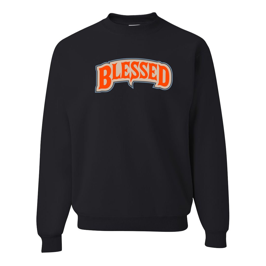 SE Craft 5s Crewneck Sweatshirt | Blessed Arch, Black