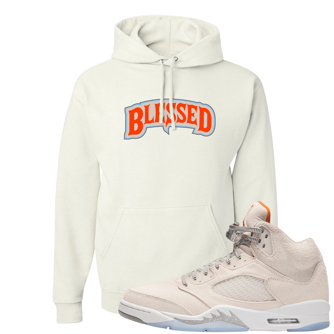 SE Craft 5s Hoodie | Blessed Arch, White