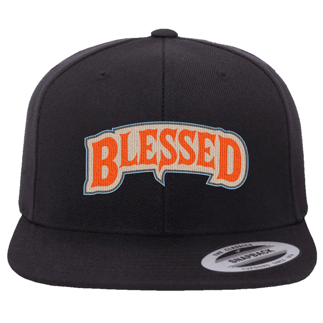 SE Craft 5s Snapback Hat | Blessed Arch, Black