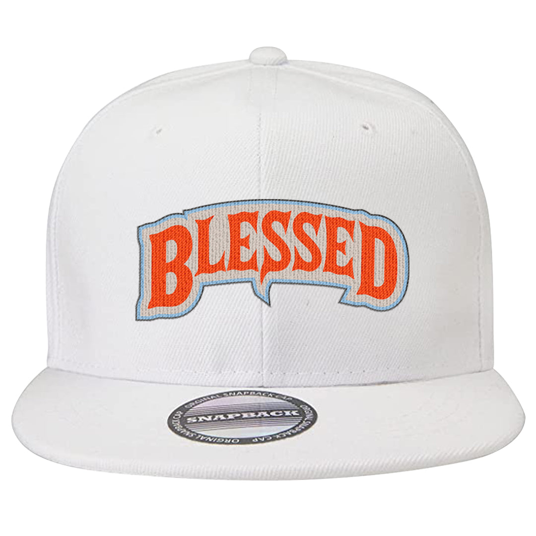 SE Craft 5s Snapback Hat | Blessed Arch, White