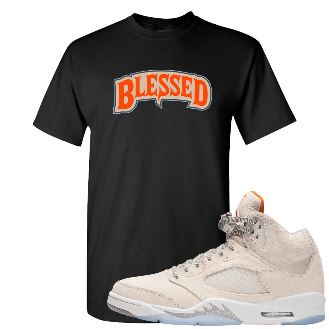 SE Craft 5s T Shirt | Blessed Arch, Black