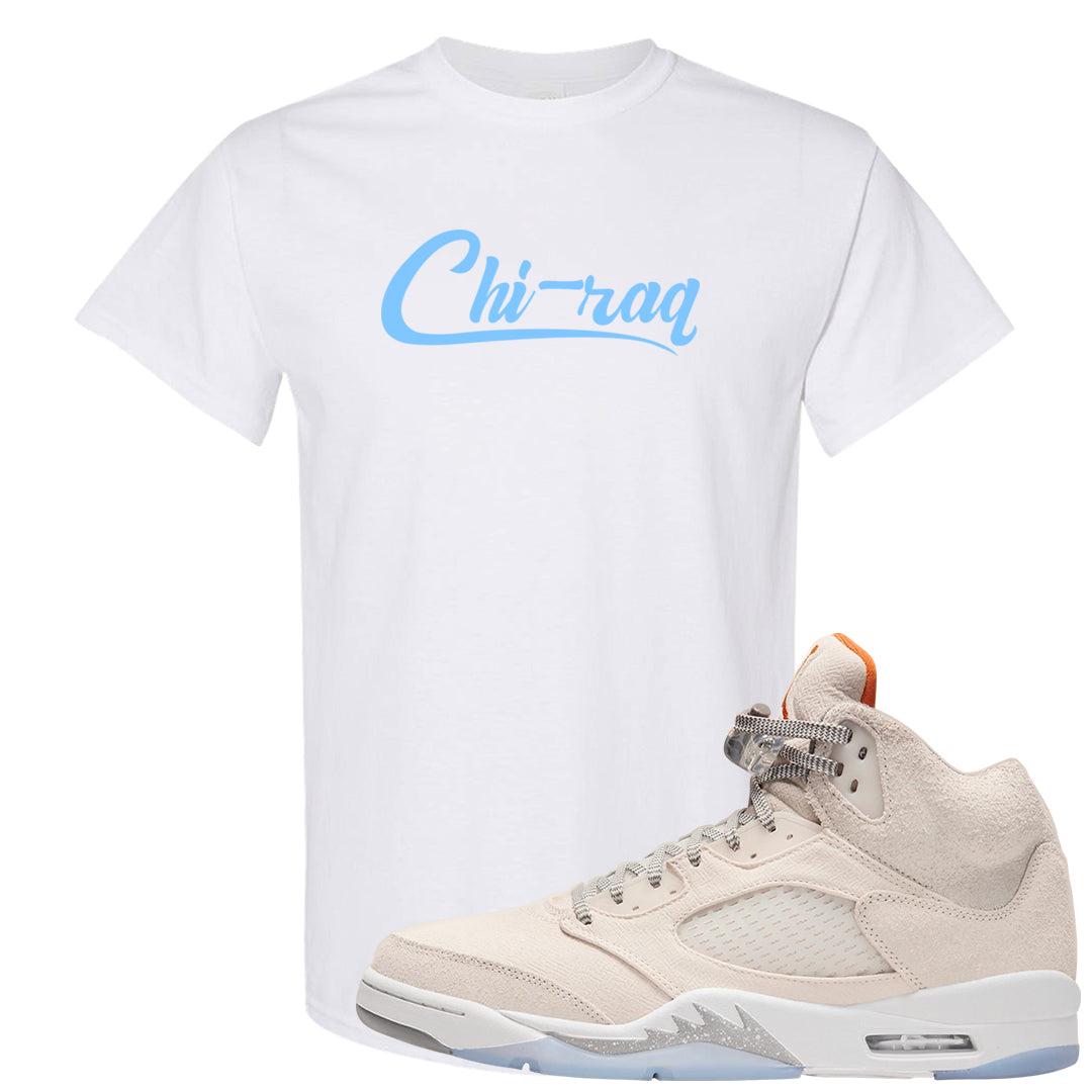 SE Craft 5s T Shirt | Chiraq, White