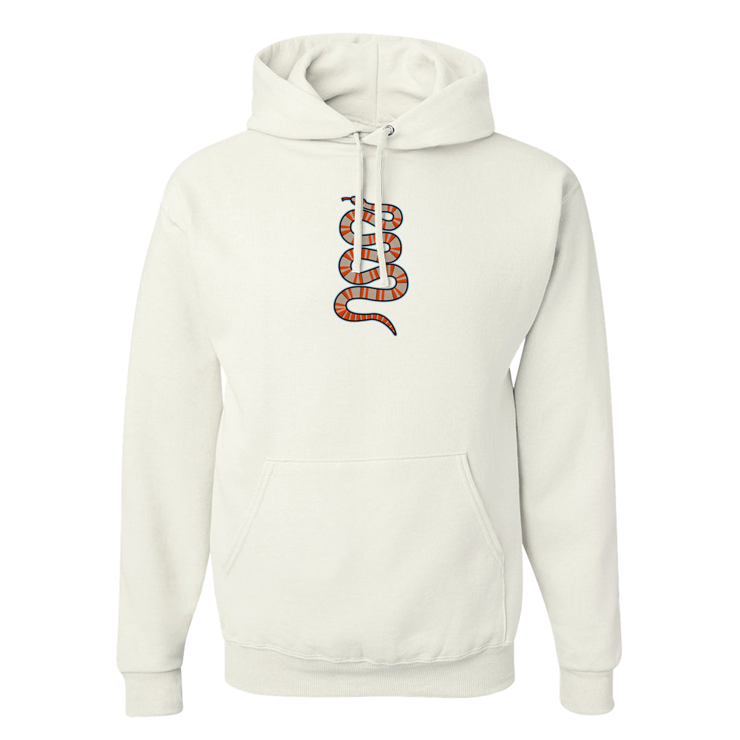 SE Craft 5s Hoodie | Coiled Snake, White