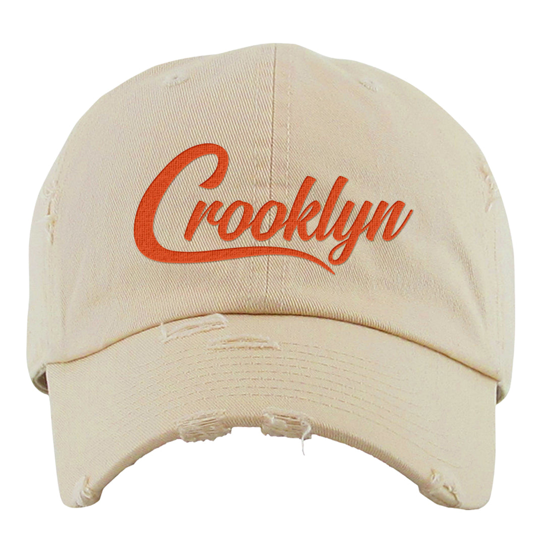 SE Craft 5s Distressed Dad Hat | Crooklyn, Ivory