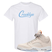 SE Craft 5s T Shirt | Crooklyn, White
