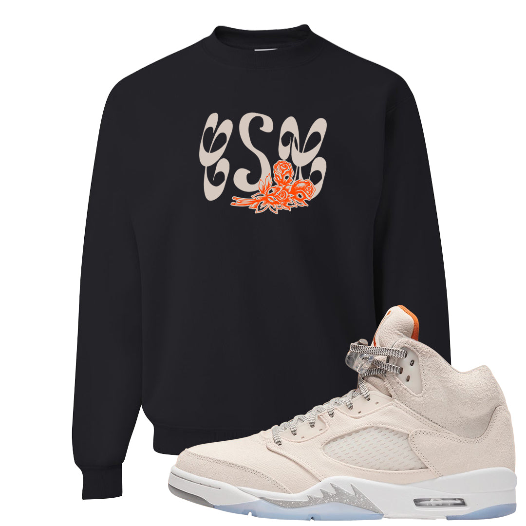SE Craft 5s Crewneck Sweatshirt | Certified Sneakerhead, Black