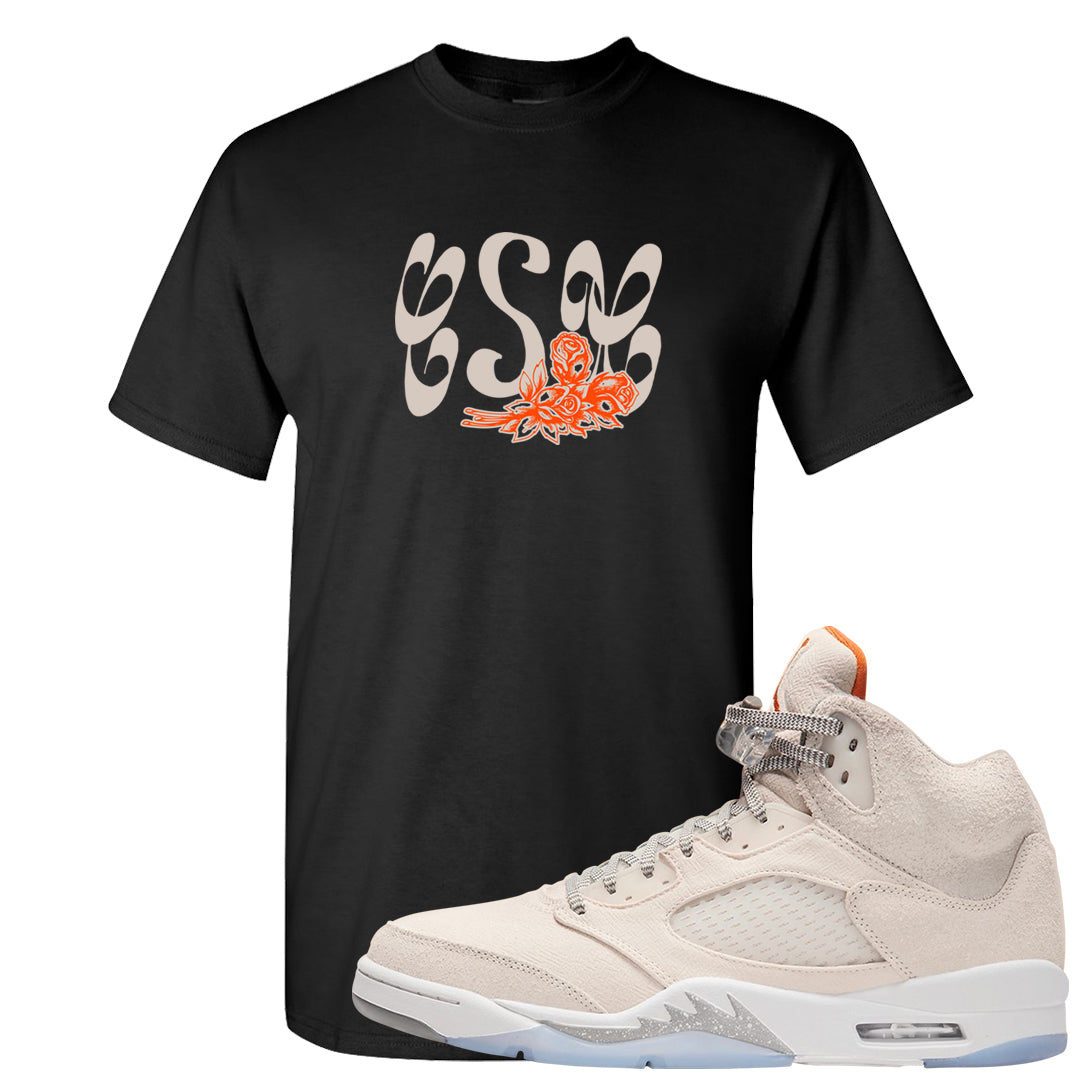 SE Craft 5s T Shirt | Certified Sneakerhead, Black