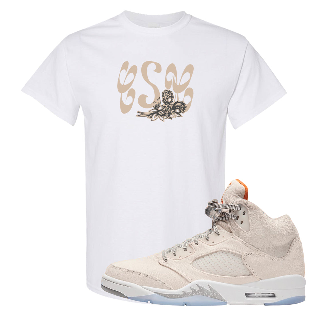 SE Craft 5s T Shirt | Certified Sneakerhead, White