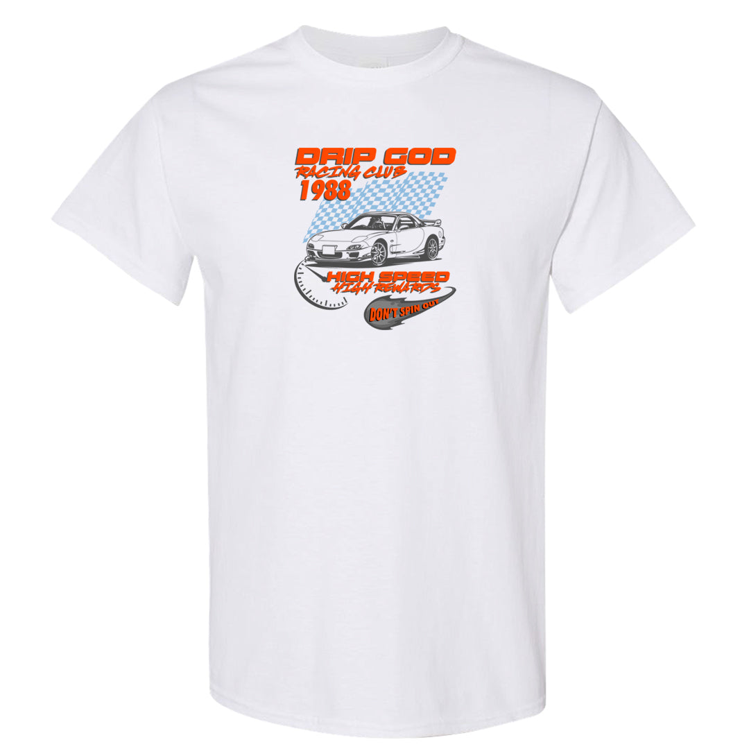 SE Craft 5s T Shirt | Drip God Racing Club, White