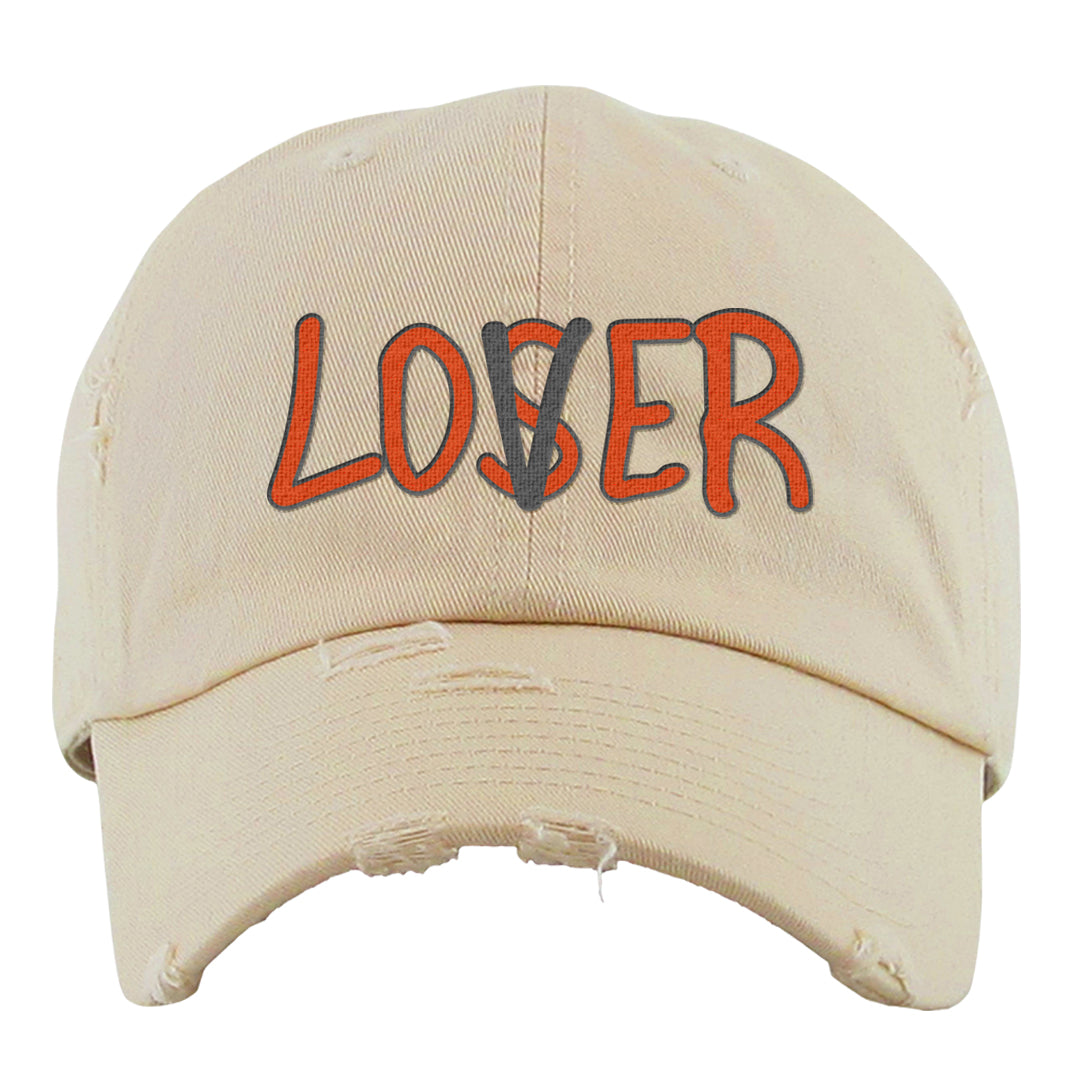 SE Craft 5s Distressed Dad Hat | Lover, Ivory