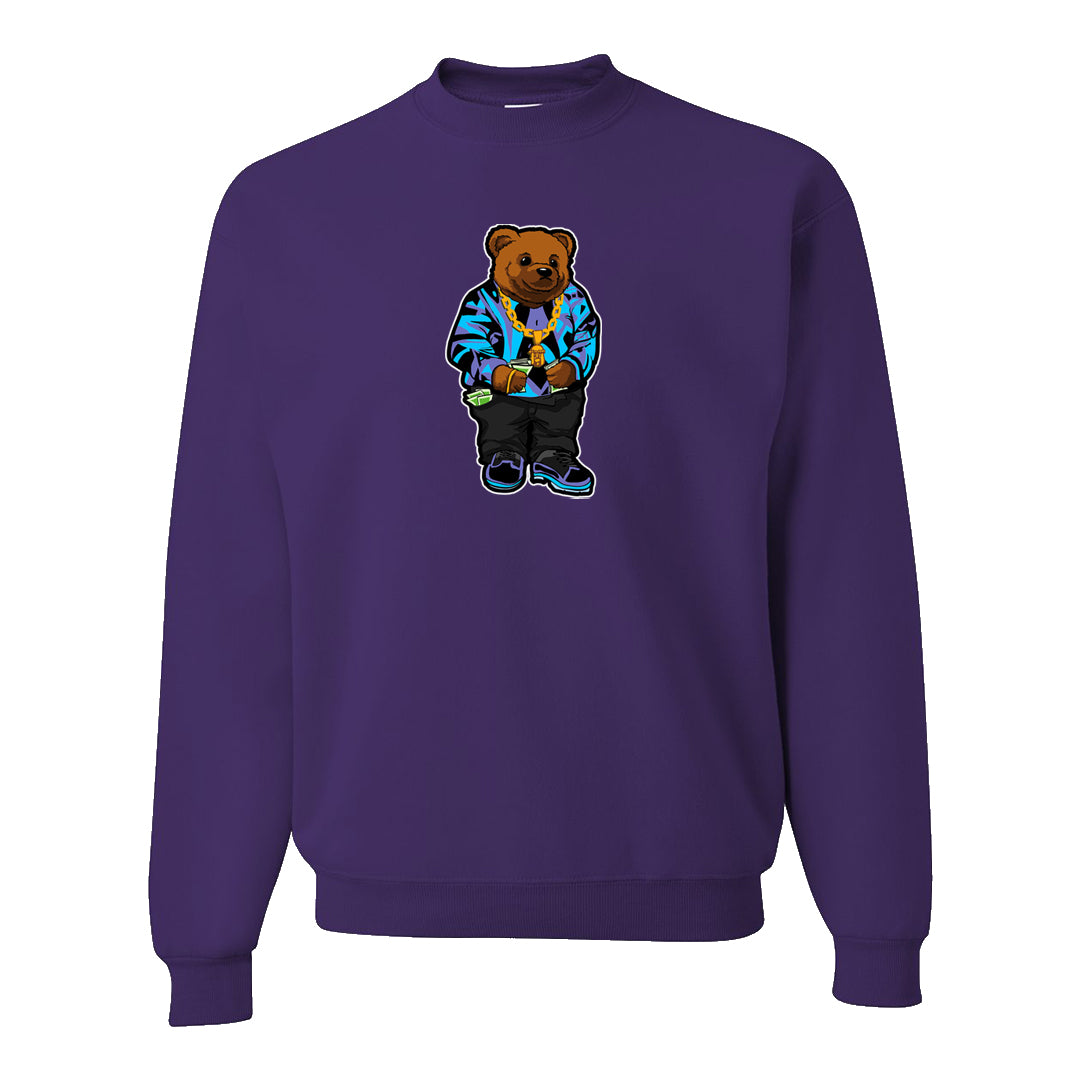 Aqua 6s Crewneck Sweatshirt | Sweater Bear, Purple