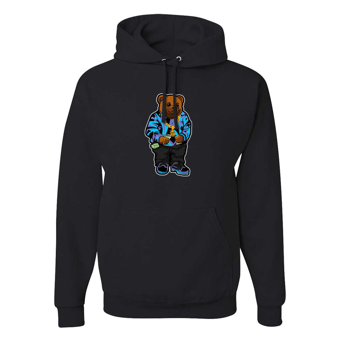 Aqua 6s Hoodie | Sweater Bear, Black