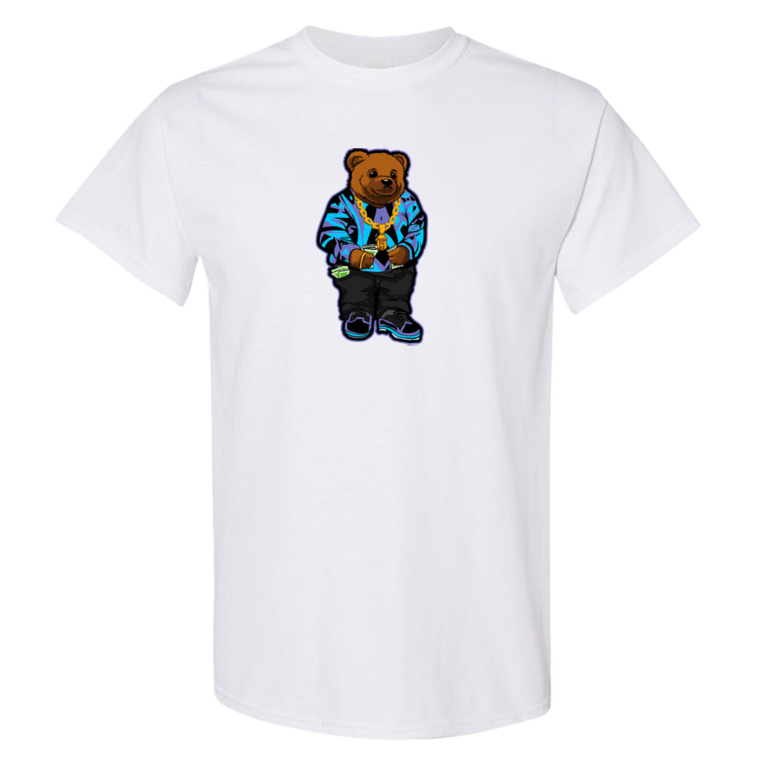 Aqua 6s T Shirt | Sweater Bear, White