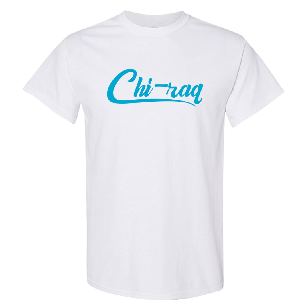 Aqua 6s T Shirt | Chiraq, White