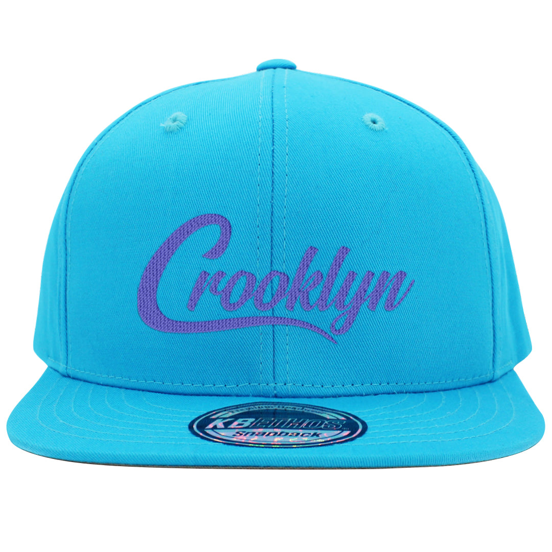 Aqua 6s Snapback Hat | Crooklyn, Aqua