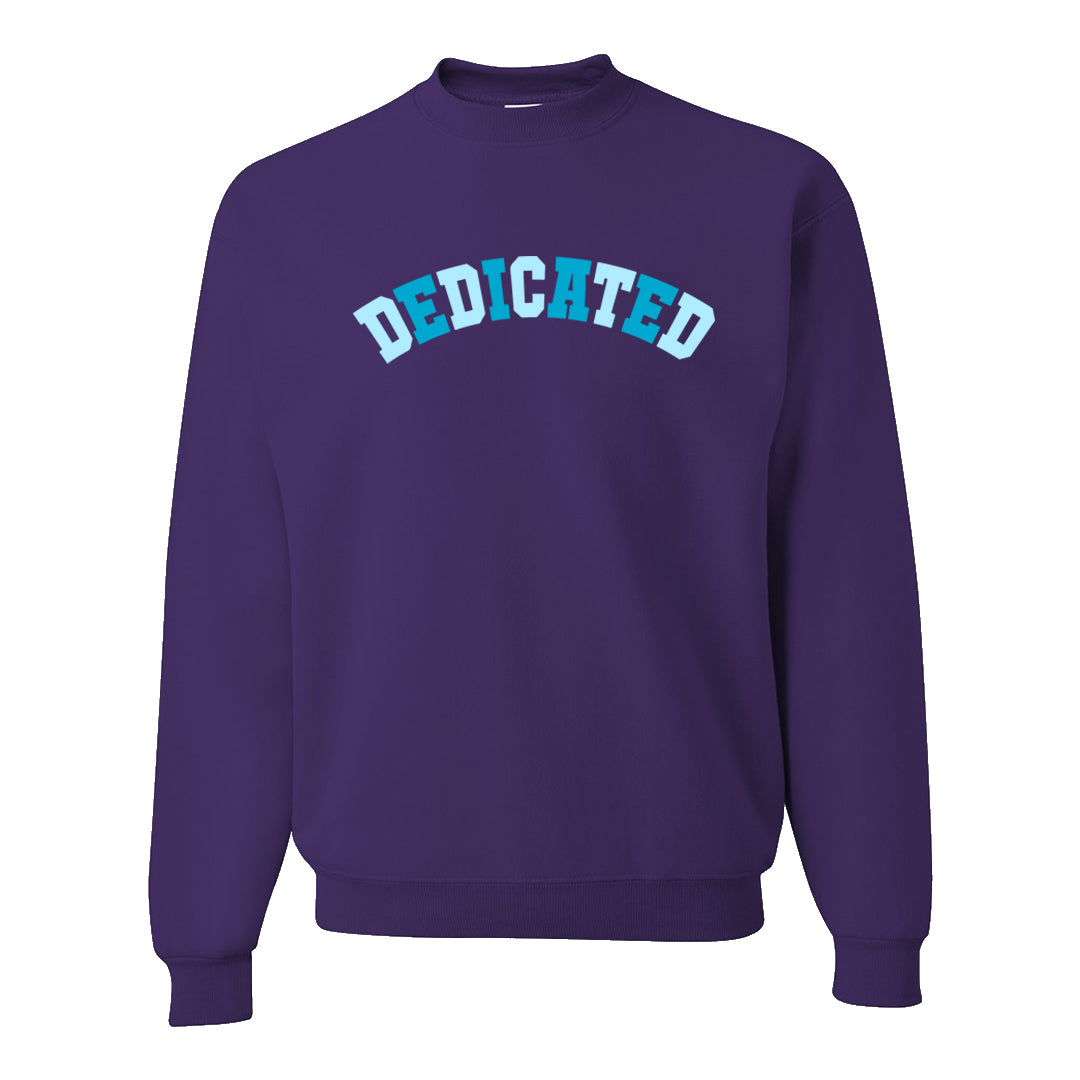 Aqua 6s Crewneck Sweatshirt | Dedicated, Purple