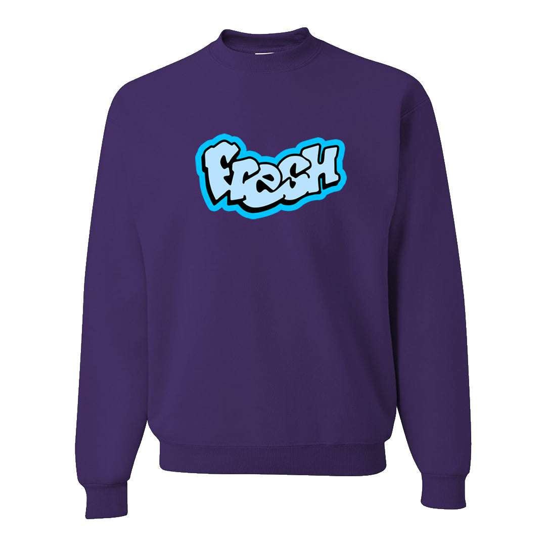Aqua 6s Crewneck Sweatshirt | Fresh, Purple