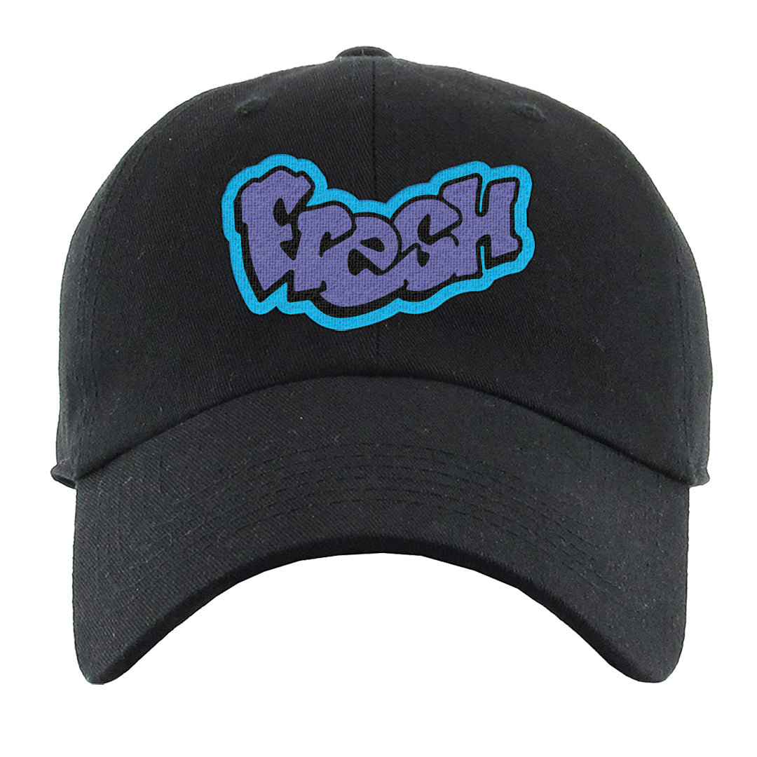 Aqua 6s Dad Hat | Fresh, Black