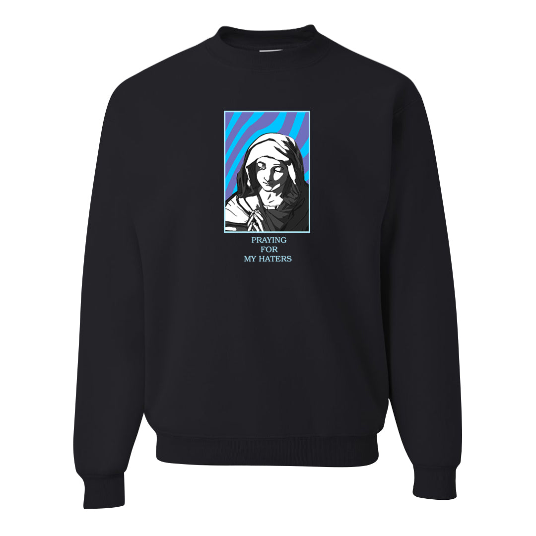 Aqua 6s Crewneck Sweatshirt | God Told Me, Black
