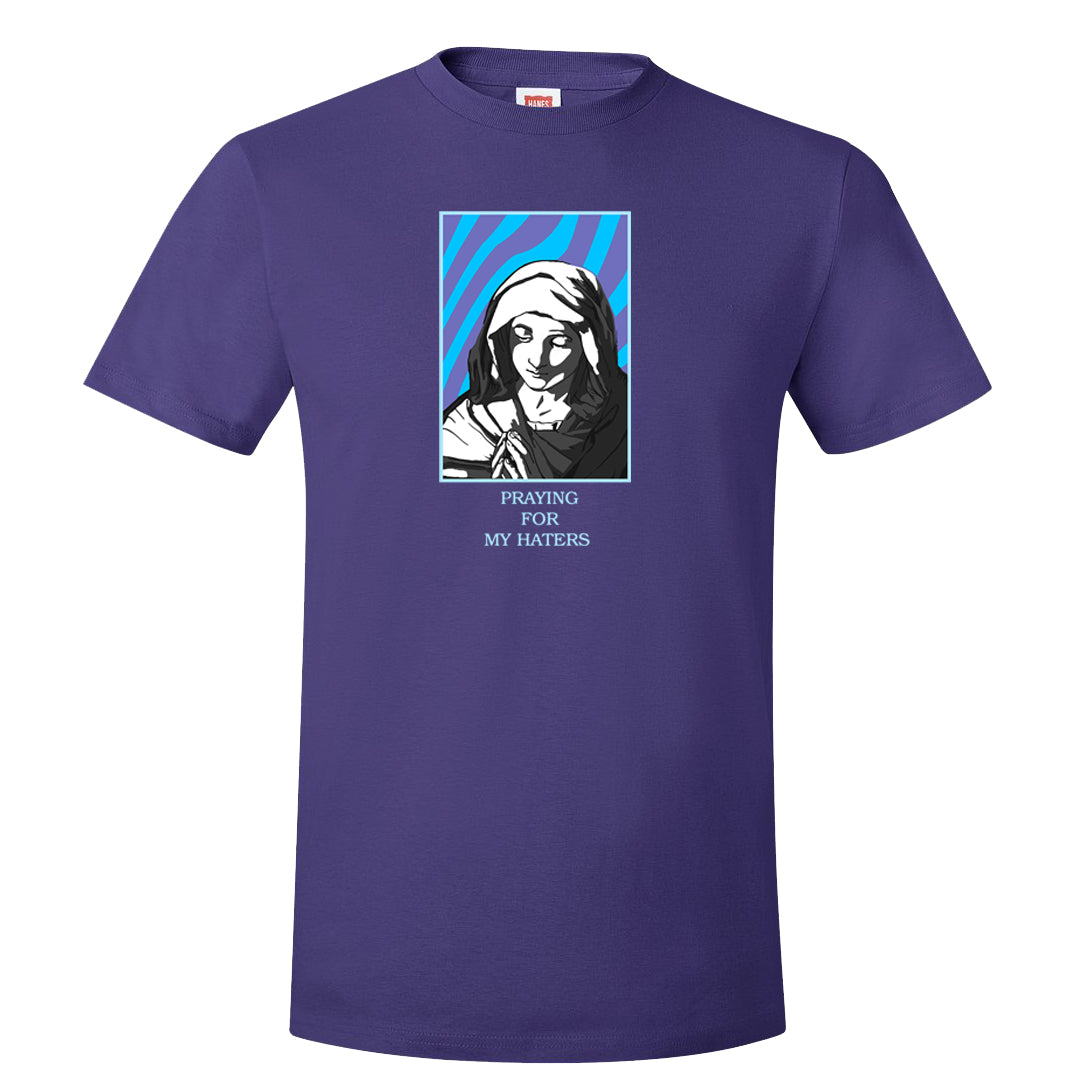 Aqua 6s T Shirt | God Told Me, Purple