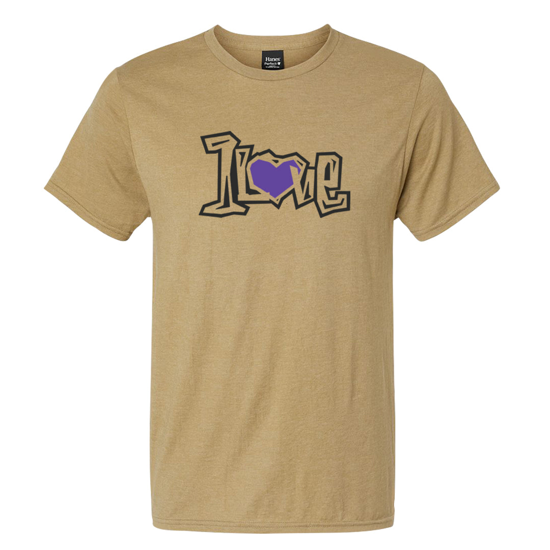 Brown Kelp 6s T Shirt | 1 Love, Brown Sugar Heather