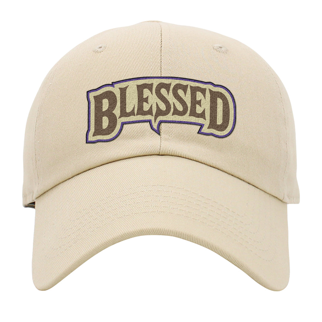 Brown Kelp 6s Dad Hat | Blessed Arch, Ivory