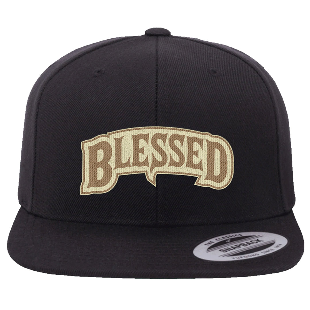 Brown Kelp 6s Snapback Hat | Blessed Arch, Black