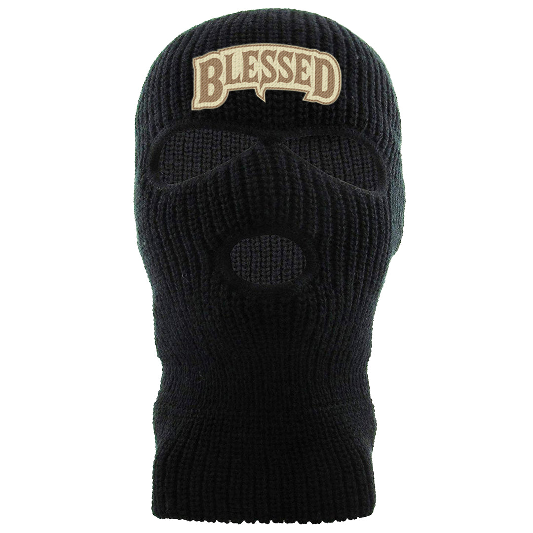 Brown Kelp 6s Ski Mask | Blessed Arch, Black
