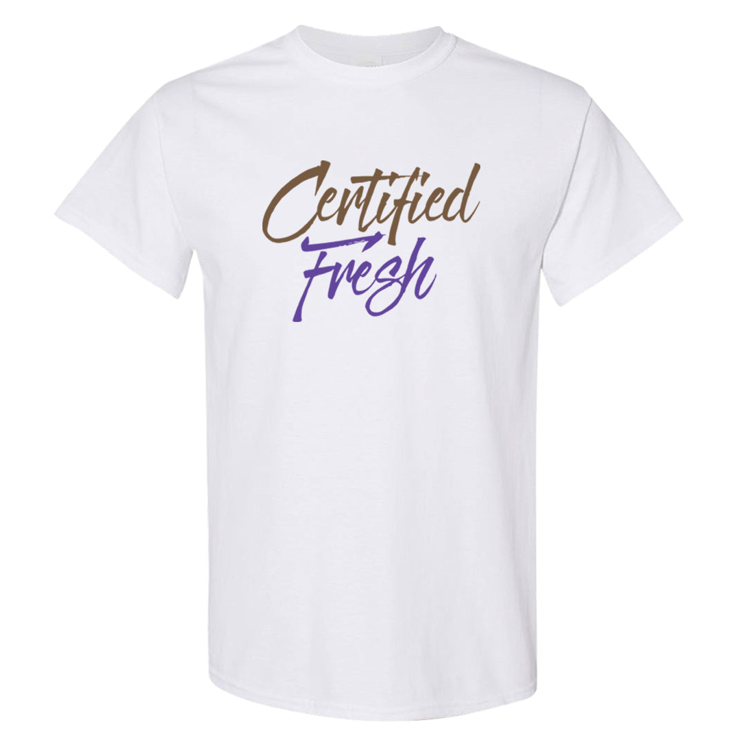 Brown Kelp 6s T Shirt | Certified Fresh, White