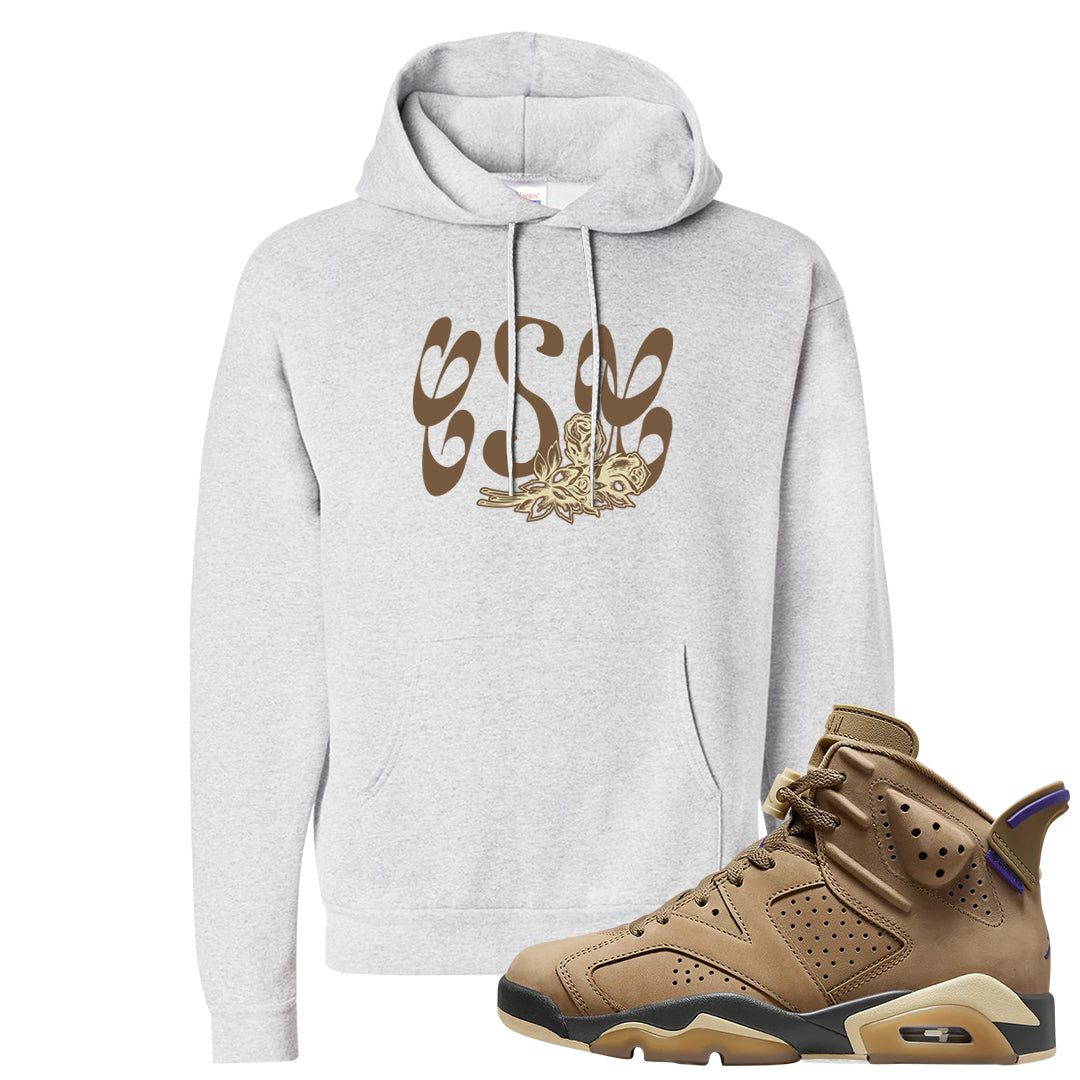 Brown Kelp 6s Hoodie | Certified Sneakerhead, Ash