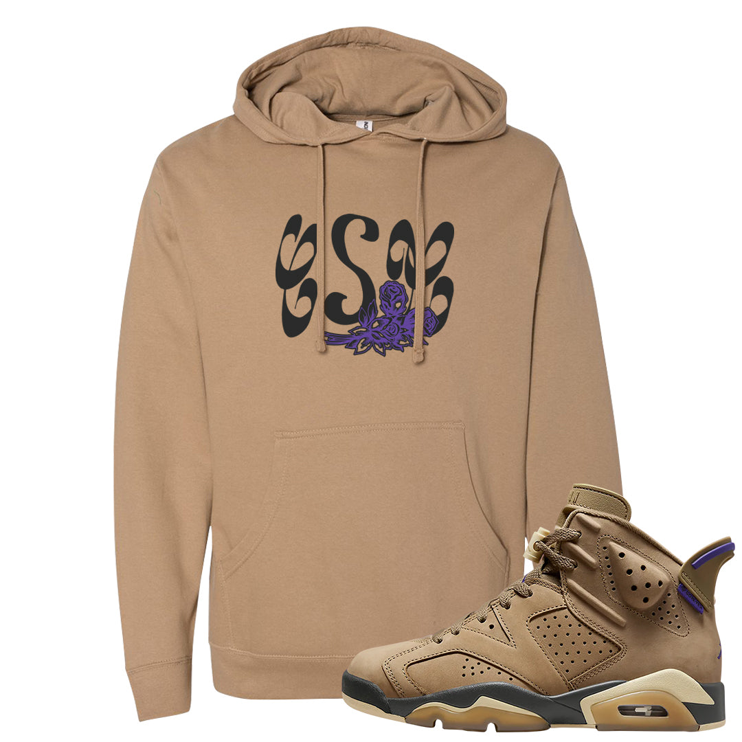 Brown Kelp 6s Hoodie | Certified Sneakerhead, Sandstone