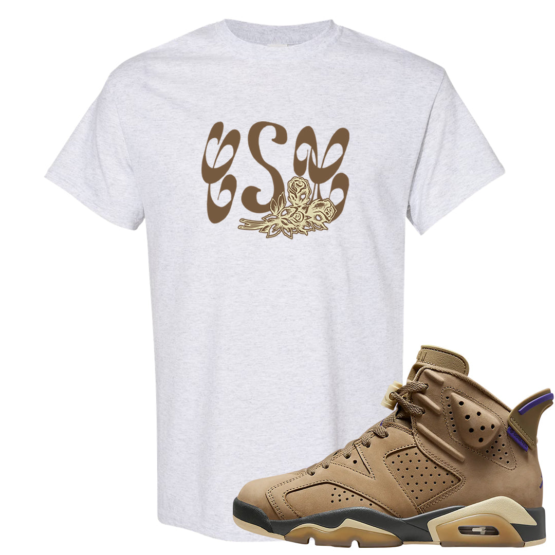 Brown Kelp 6s T Shirt | Certified Sneakerhead, Ash