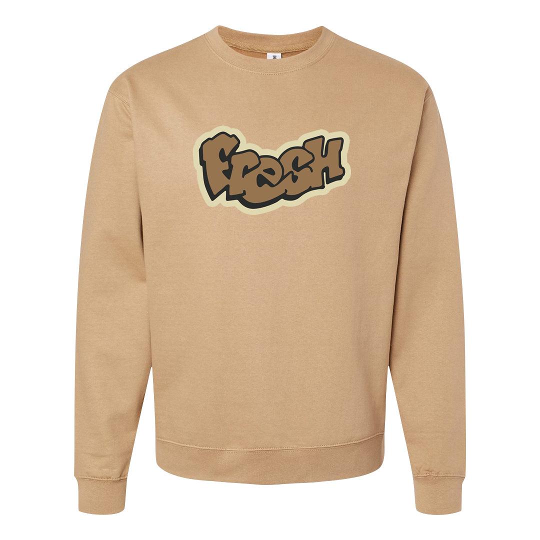 Brown Kelp 6s Crewneck Sweatshirt | Fresh, Sandstone