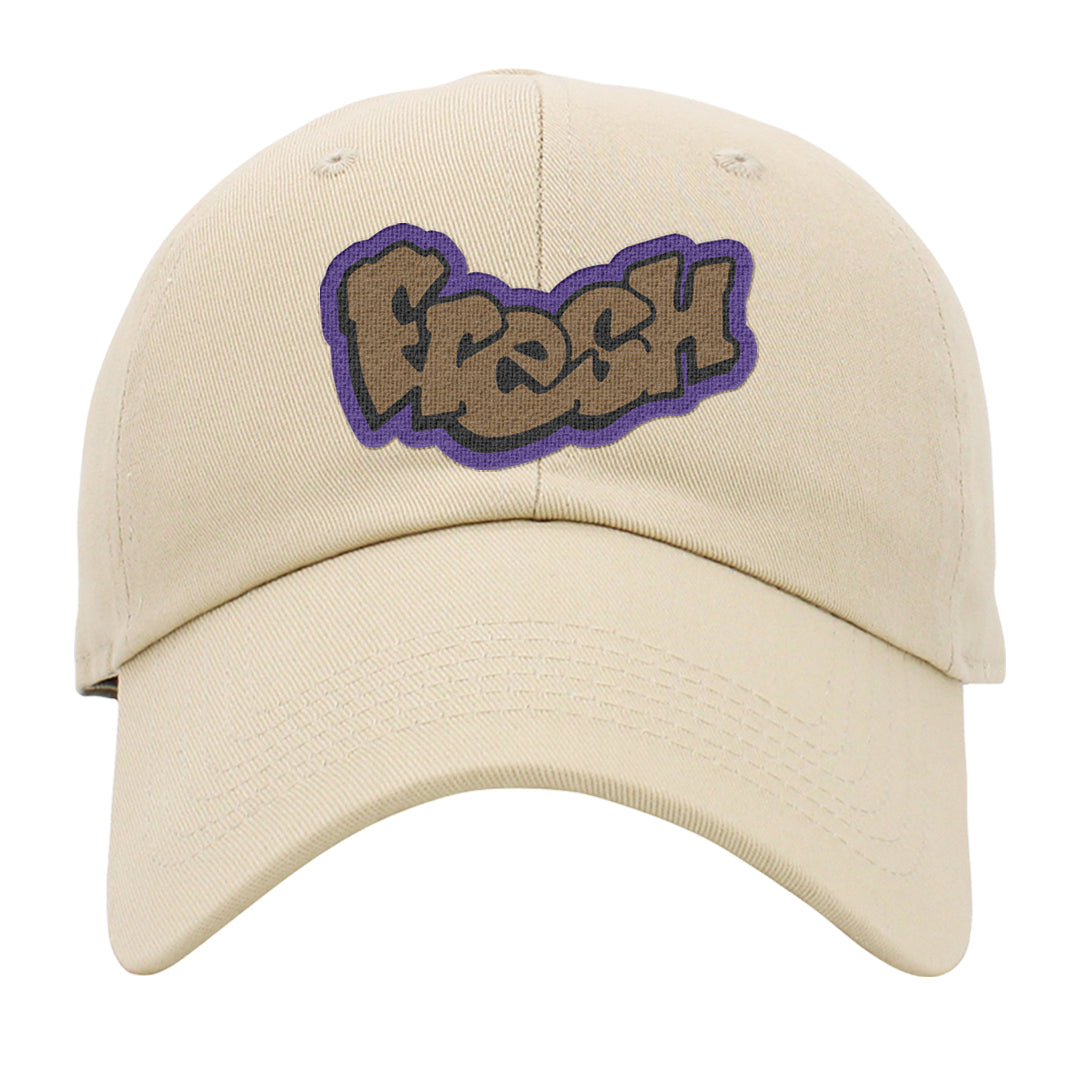 Brown Kelp 6s Dad Hat | Fresh, Ivory