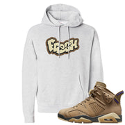 Brown Kelp 6s Hoodie | Fresh, Ash