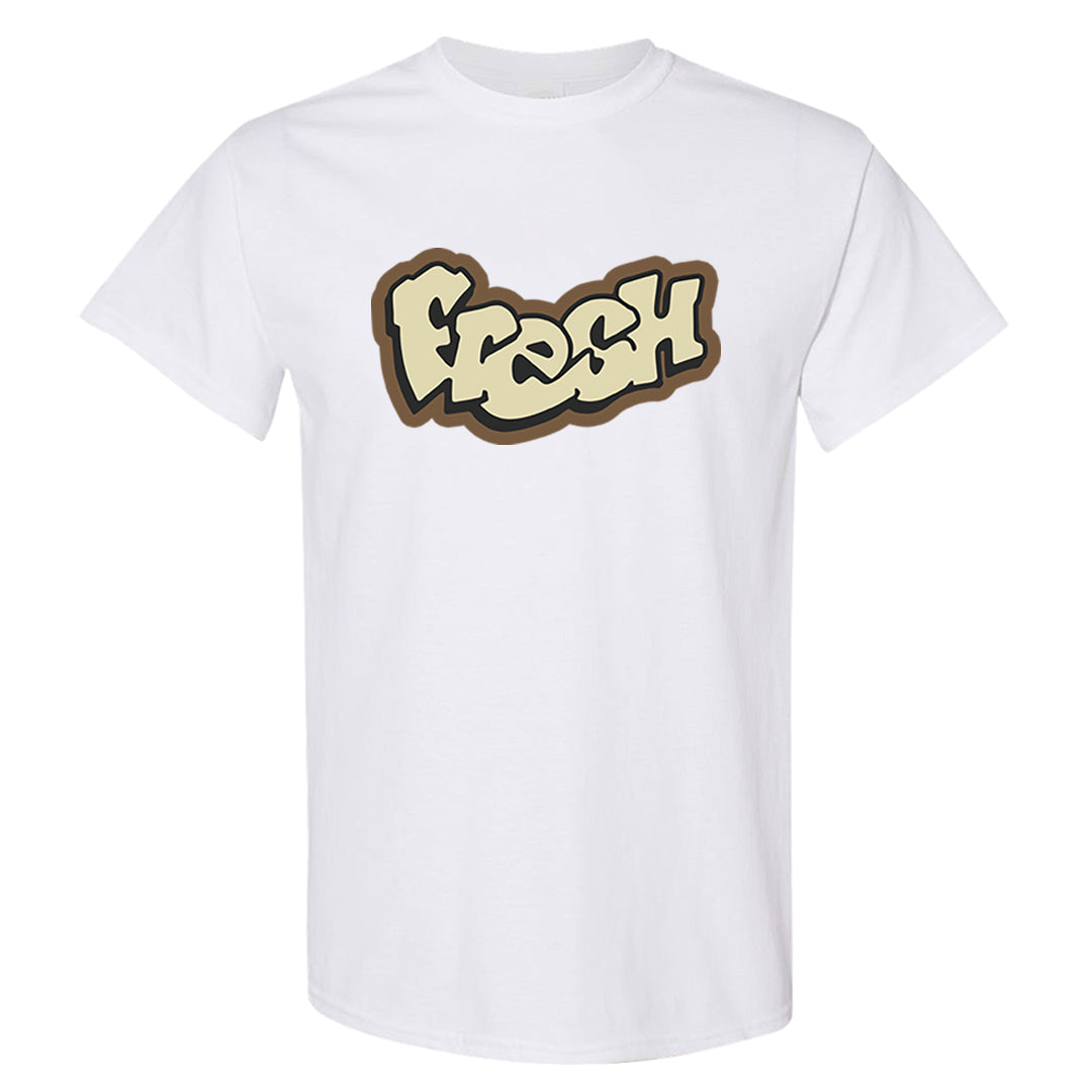 Brown Kelp 6s T Shirt | Fresh, White