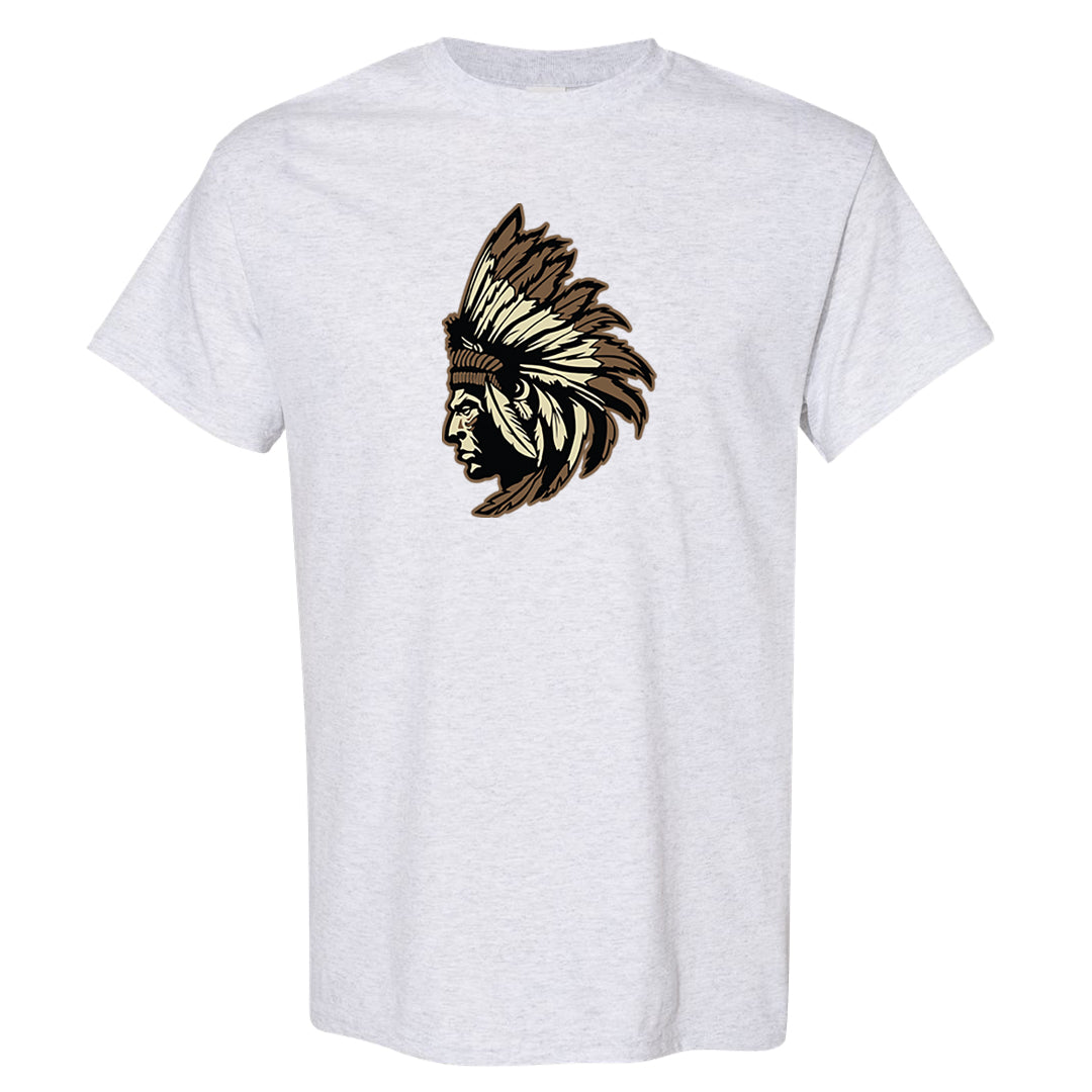 Brown Kelp 6s T Shirt | Indian Chief, Ash