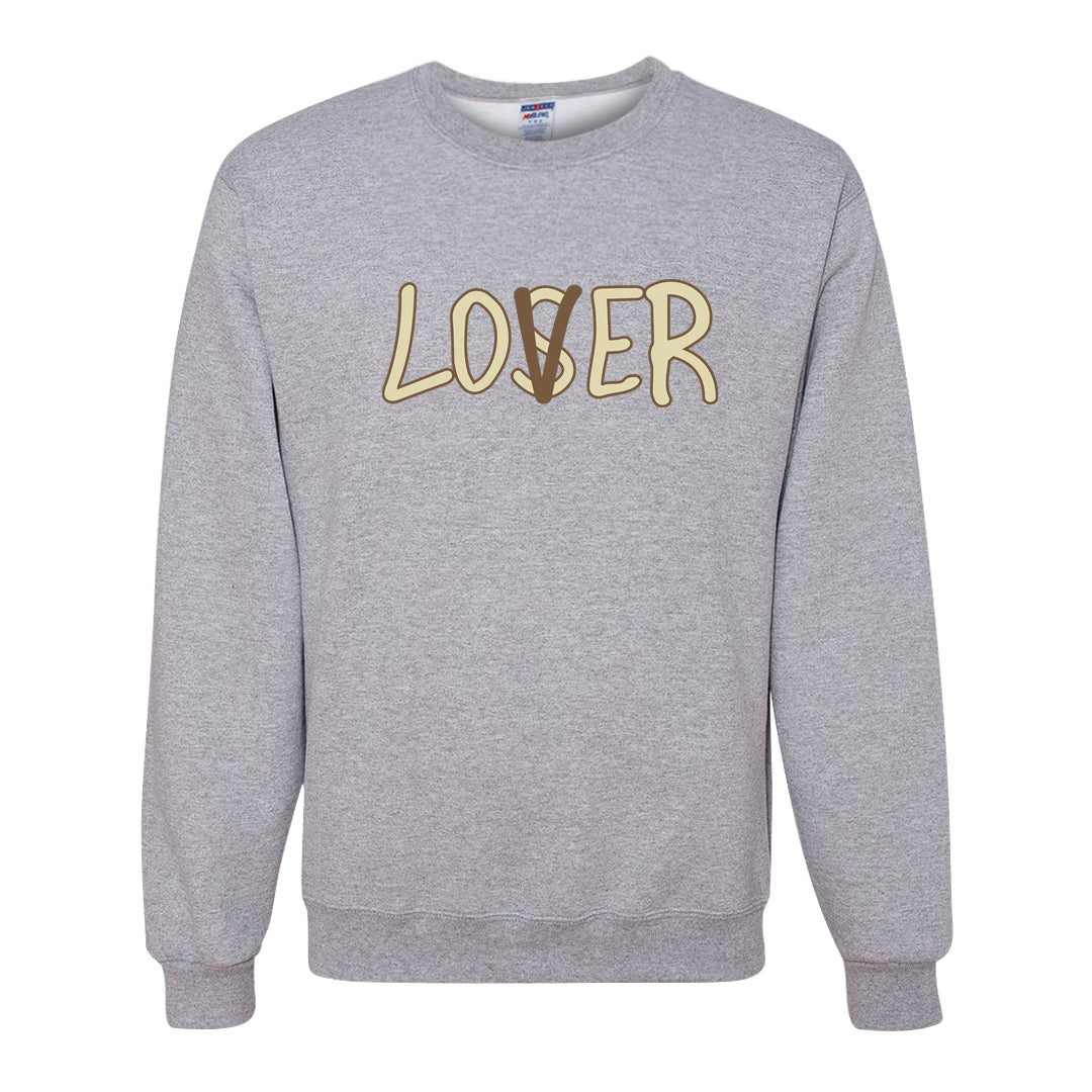 Brown Kelp 6s Crewneck Sweatshirt | Lover, Ash