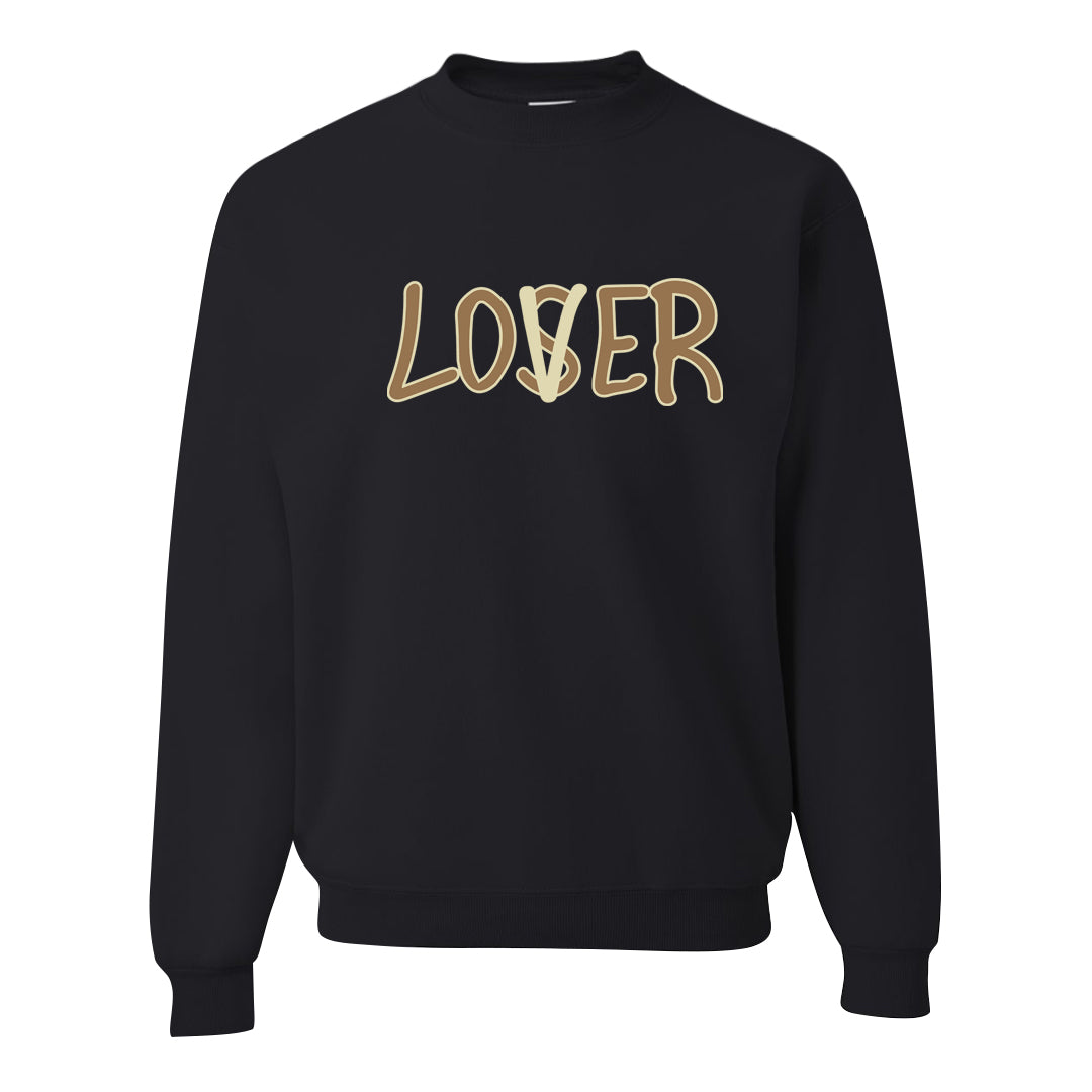 Brown Kelp 6s Crewneck Sweatshirt | Lover, Black