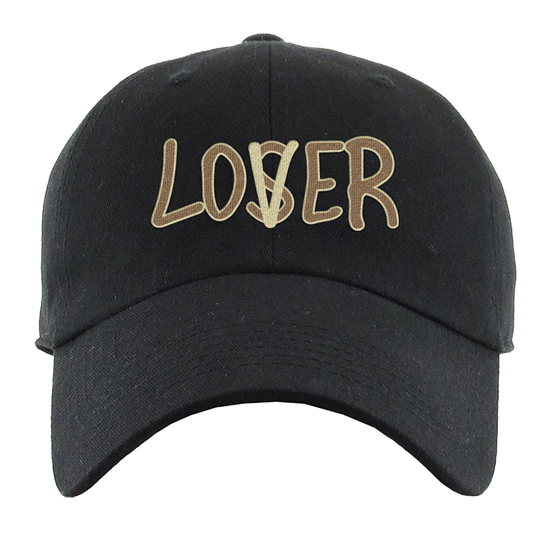 Brown Kelp 6s Dad Hat | Lover, Black