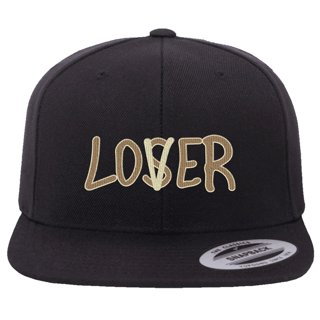 Brown Kelp 6s Snapback Hat | Lover, Black
