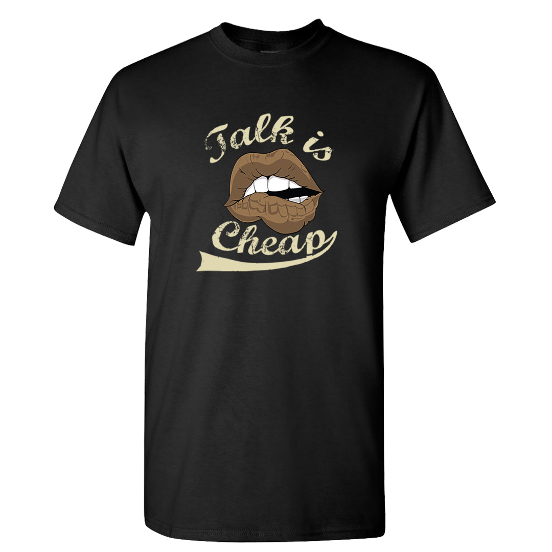 Brown Kelp 6s T Shirt | Talk Lips, Black